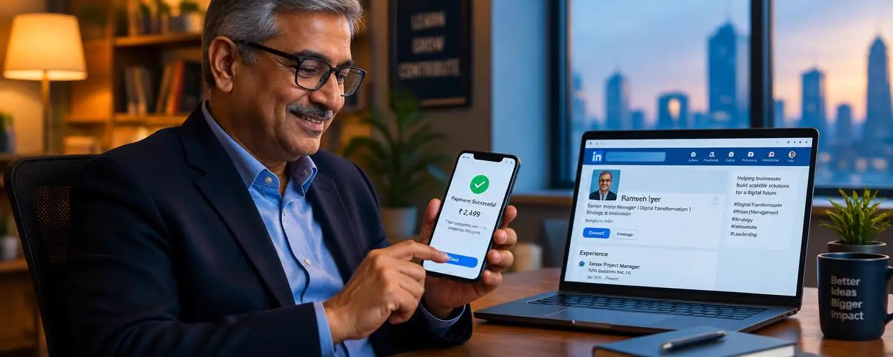 Executive completing a secure CXO Drive payment